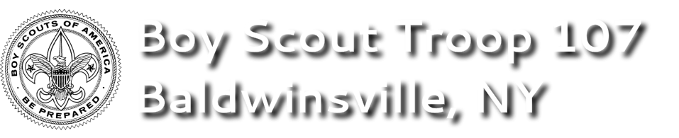 Boy Scout Troop 107<br />Baldwinsville, NY